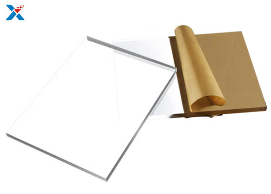 Tấm acrylic trong suốt 3 mm Khả năng chống tia cực tím Cắt tùy chỉnh cho giá trưng bày
