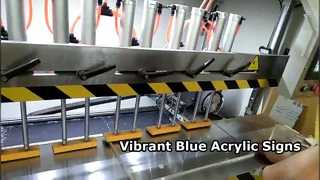 Tấm acrylic màu xanh cho các dấu hiệu tuyệt đẹp